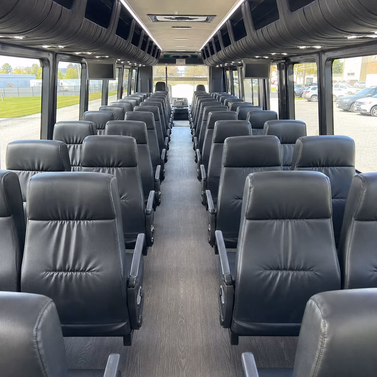 30 passenger minibus inside