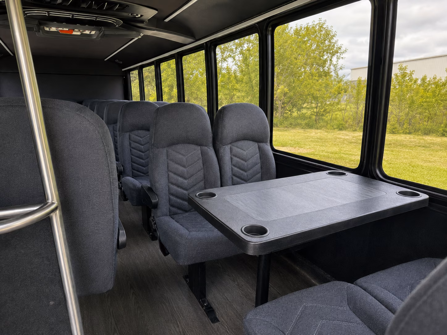 new orleans 18 passenger minibus inside