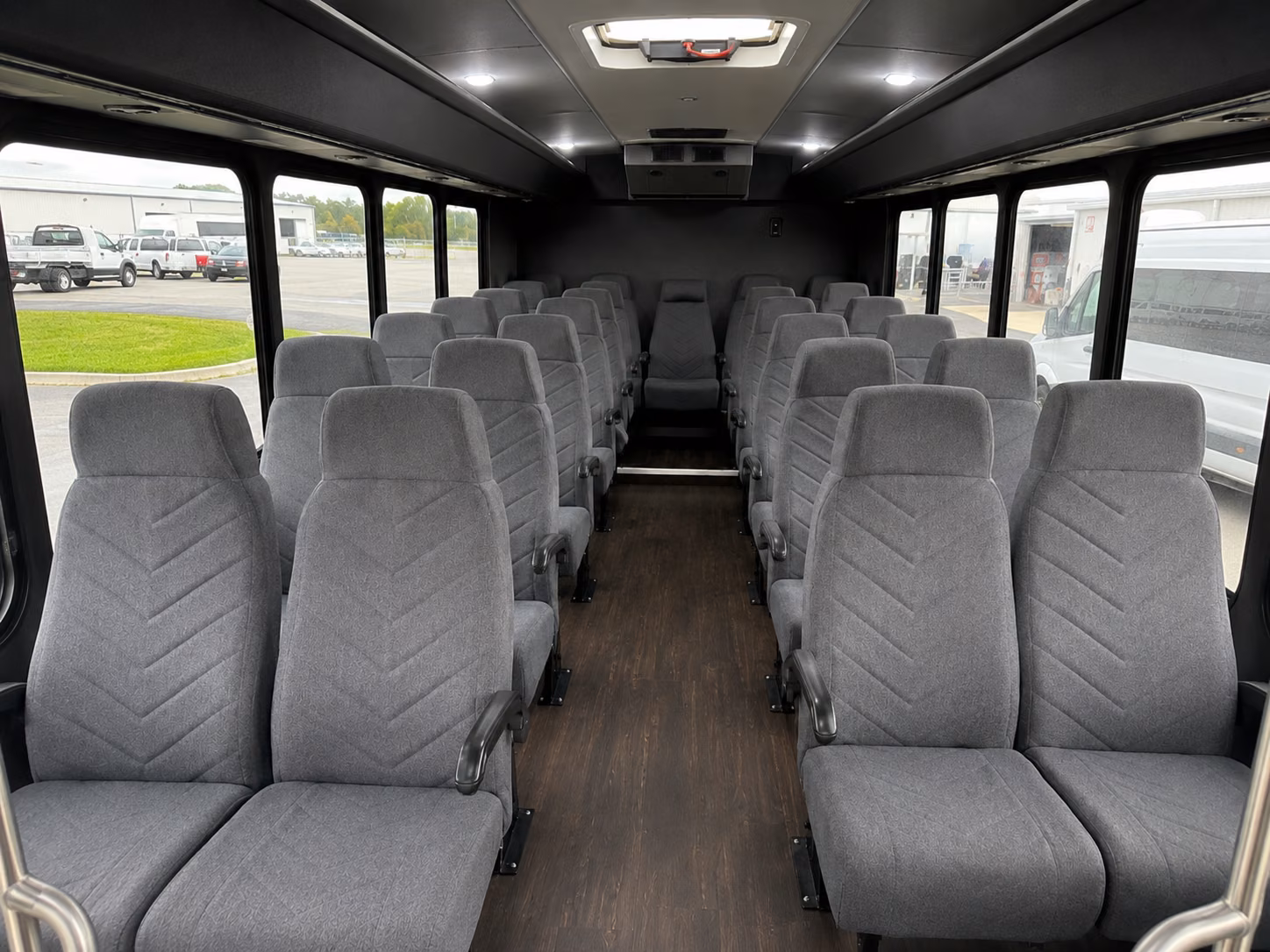 new orleans 18 passenger minibus interior