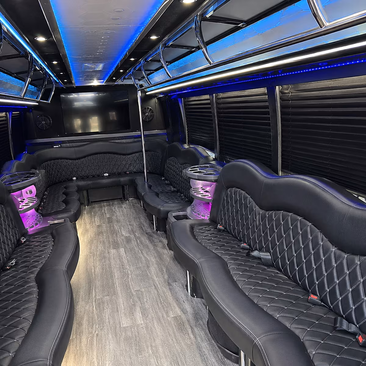 new orleans party bus interior